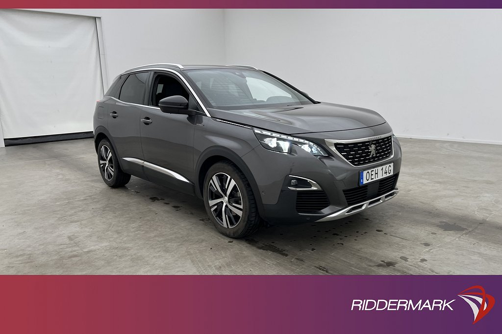 Peugeot 3008 PureTech 180hk GT-Line B-Kamera Foc 4,95% Ränta