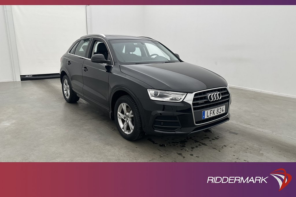 Audi Q3 2.0 TDI Q 150hk Proline Värm Pano Sensorer Drag