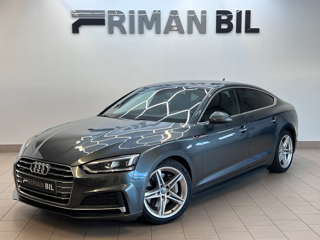 Audi A5 Sportback 45 TFSI quattro S Line Värmare Drag 245hk