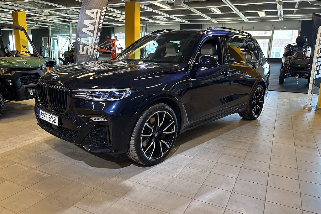 BMW X7 xDrive40d M Sport/ 7-sits/ Pano/ Moms/360/ HuD