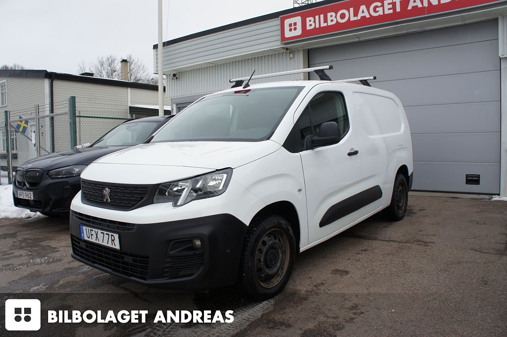 Peugeot Partner 1.5 BlueHDi 100HK L2 Lång Euro 6 Moms