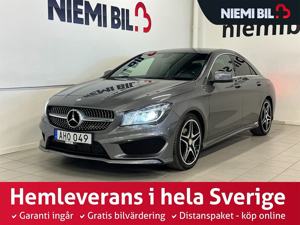 Mercedes-Benz CLA 200 AMG Sport Euro 6 156hk Bkam/Sov-hjul