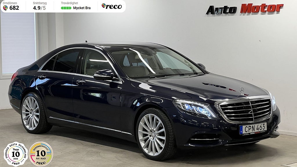 Mercedes-Benz S 350 d 7G 258hk Sv-såld 3,45% RÄNTEKAMPANJ