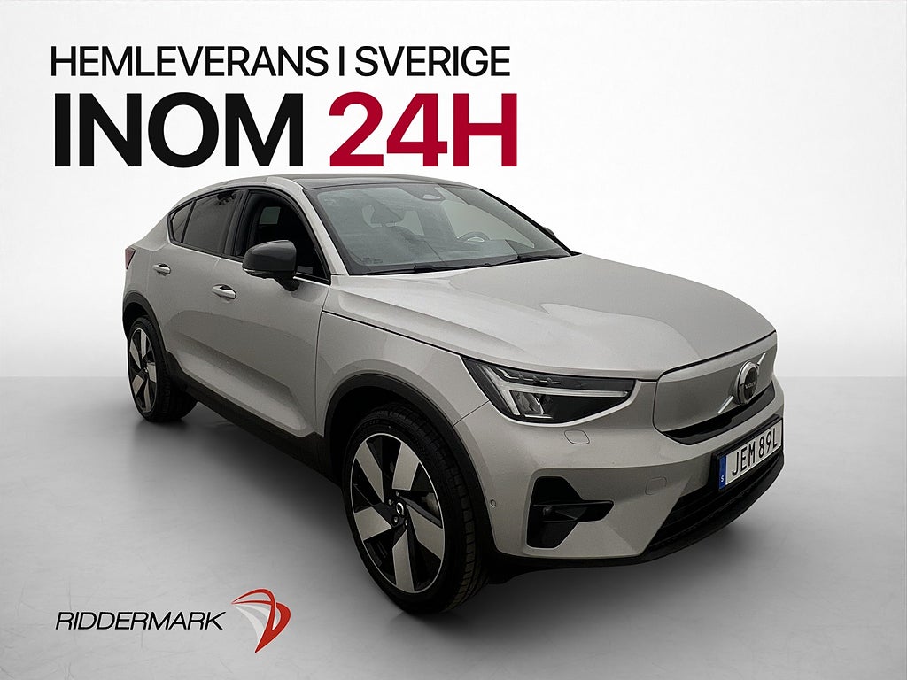 Volvo C40 AWD Ultimate Drag Värmare Pano 360° H/K Navi MOMS