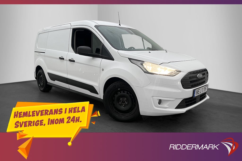 Ford Transit Connect LWB Värmare Drag V-Inredd Kamera 3-Sits