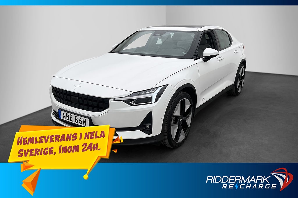 Polestar 2 Long Range Dual Motor 408hk Plus Pano H/K MOMS