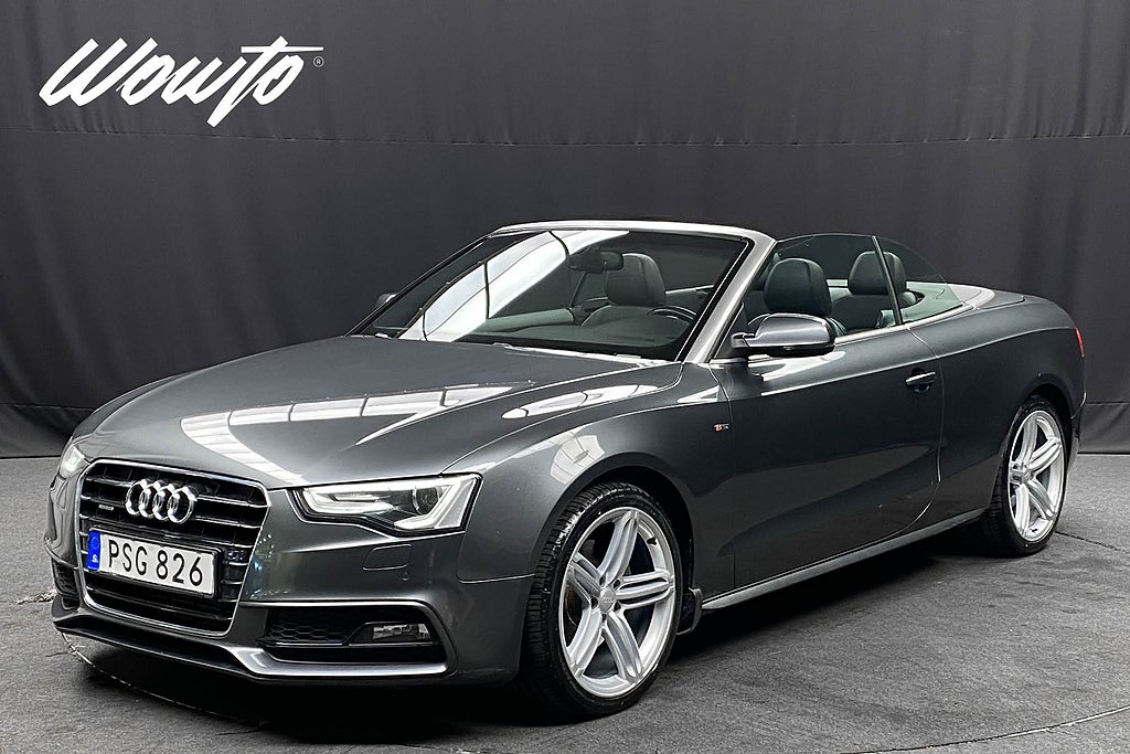 Audi A5 Cabriolet 2.0 TFSI Q 225HK S-Line Sports Edt /B&O/4.95%