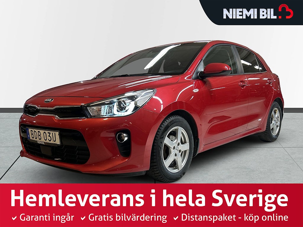 Kia Rio 1.2 GLS MoK P-sensorer Kamera Rattvärme CarPlay S&V