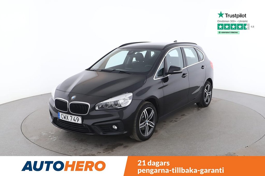 BMW 218 Active Tourer / 150 HK / Dragkrok, GPS, Backkamera, PDC, Cruise-