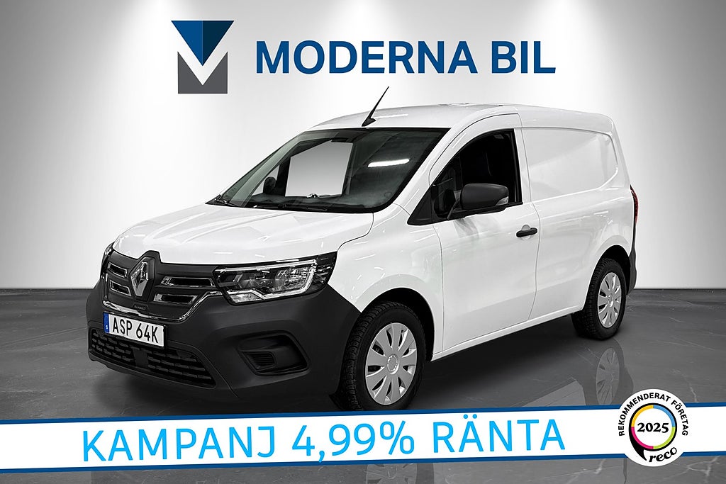 Renault Kangoo E-Tech 122hk 45kWh Moms BT Farthållare Nybesiktigad