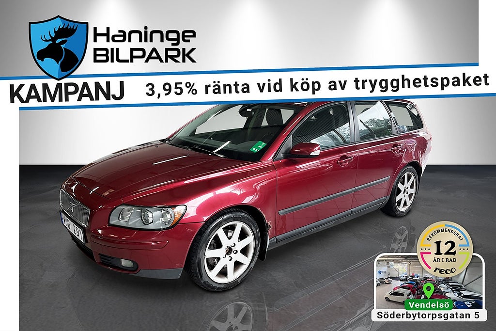 Volvo V50 2.4 KINETIC SUPERDEAL 3.95% / DRAGKROK / NYBESIKTAD