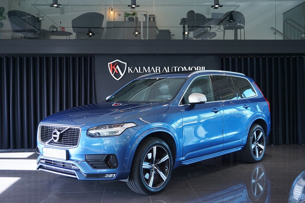 Volvo XC90 D5 AWD R-Design 235hk 7-Sits Pano Luftfjädring Navi