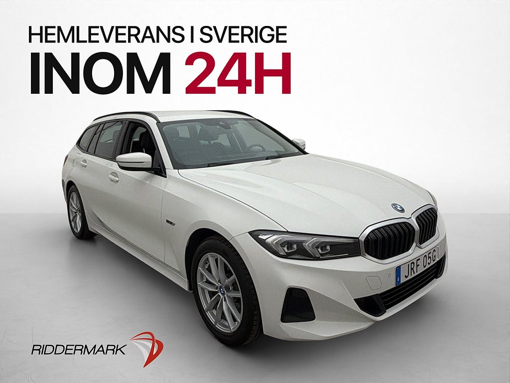 BMW 330e 292hk xDrive CarPlay Wide Navi Farthållare Dragkrok