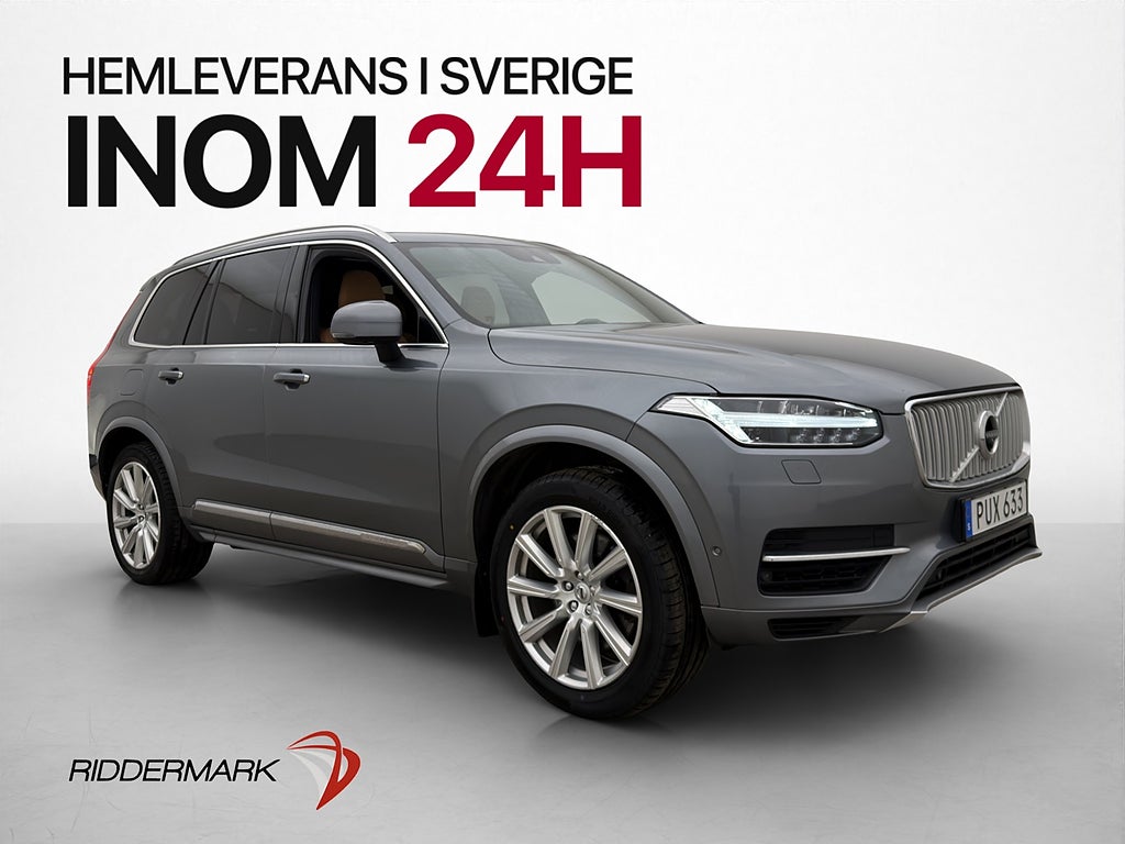 Volvo XC90 T8 AWD Inscription 7-Sits B&W HUD Luft Pano 360°