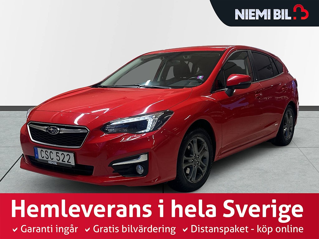 Subaru Impreza 1.6 4WD Aut Drag Mvärm B-kamera Rattvärme CarPlay S&V-däck