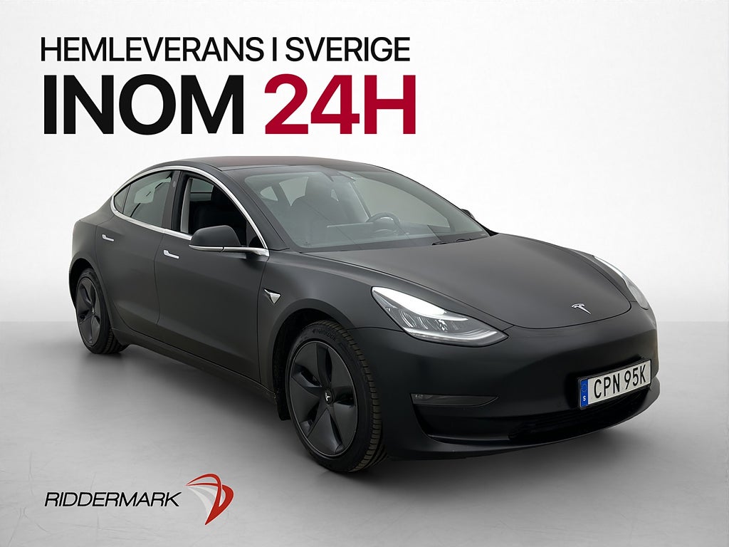 Tesla Model 3 Long Range AWD Autopilot Pano Kamera SV.SÅLD
