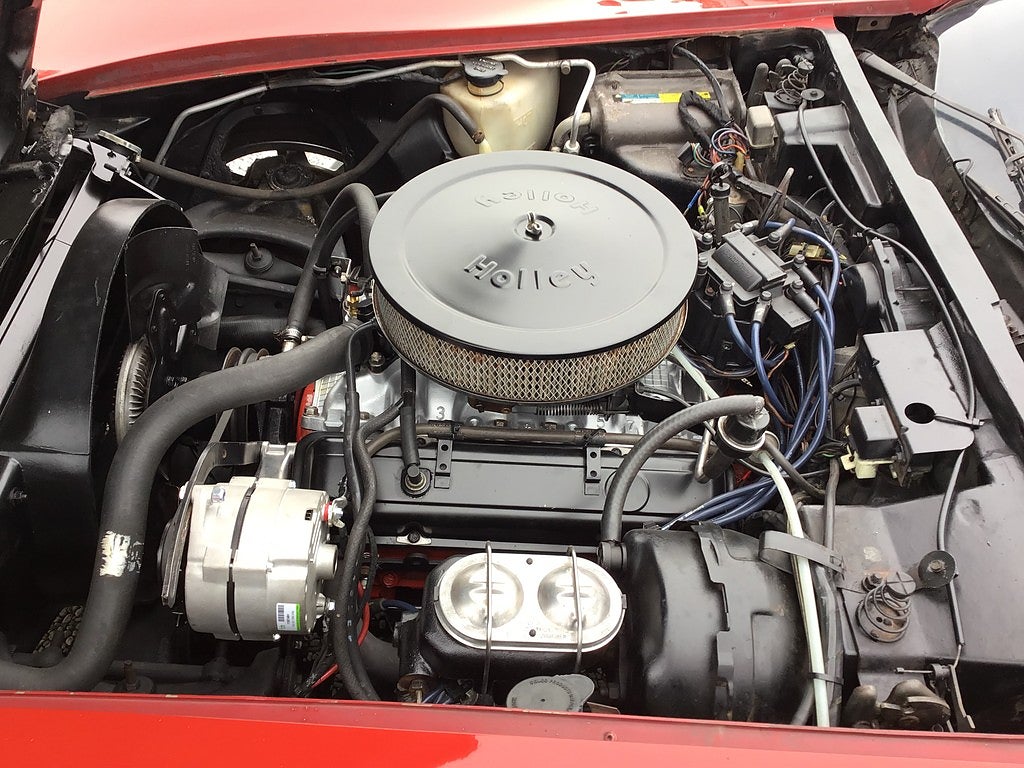 Chevrolet Corvette Hydra-Matic, Helt nyrenoverad motor inred