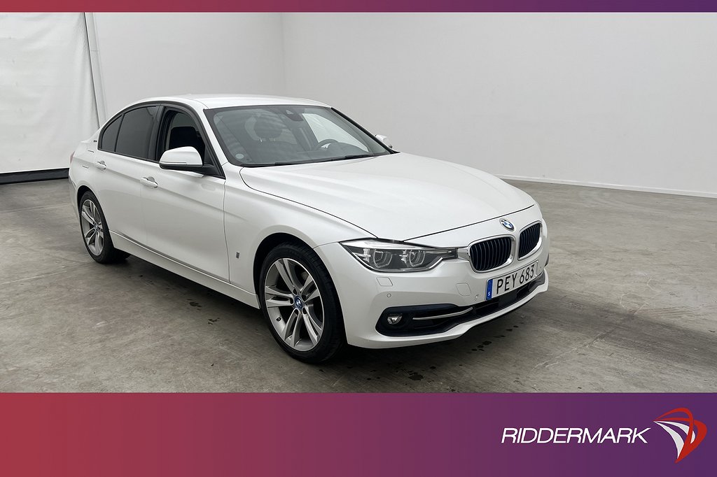 BMW 330e Sedan Sport Line Kamera M-ratt Navi HiFi Skinn