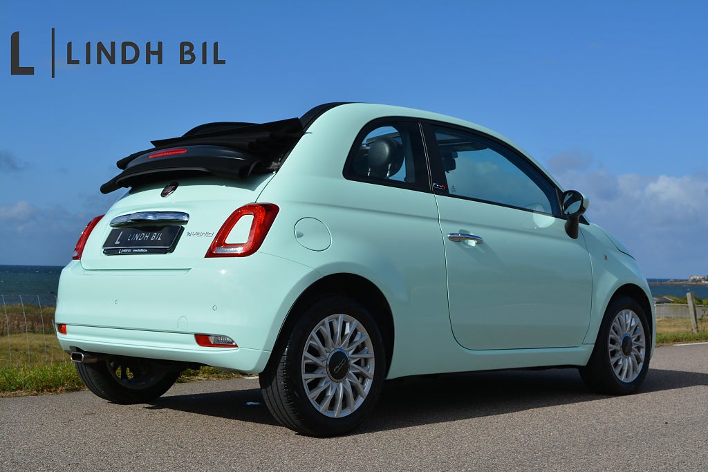 Fiat 500C CABRIOLET HYBRID LOUNGE | SÅLD