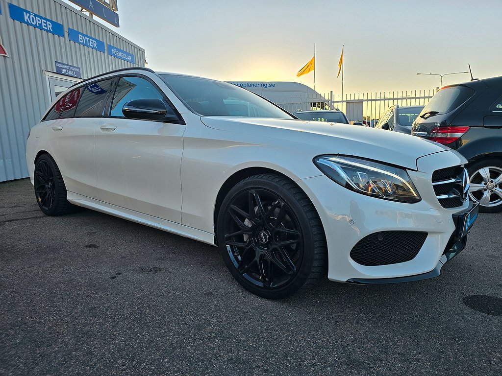 Mercedes-Benz C 220d 4MATIC 7G-Tronic AMG Line 2 Års Garanti 0%Ränta 36 Mån