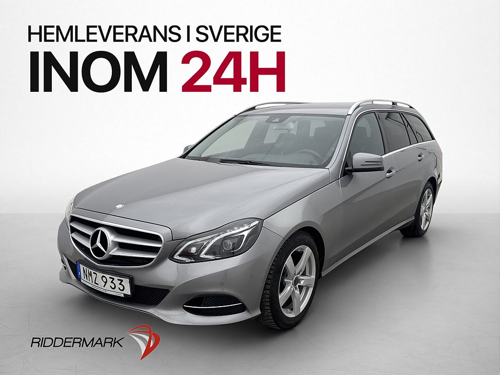 Mercedes-Benz E 220 T Sport Dragkrok Skinn Sensorer Navi
