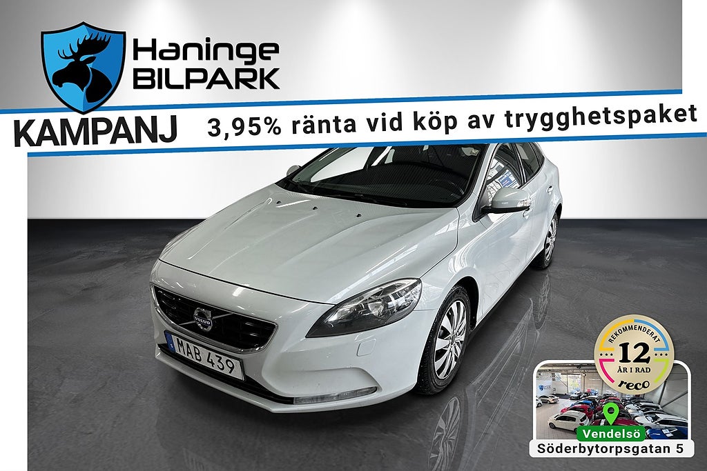 Volvo V40 D2 SUPERDEAL 3.95% / VOC / D-VÄRMARE / FARTHÅLLARE