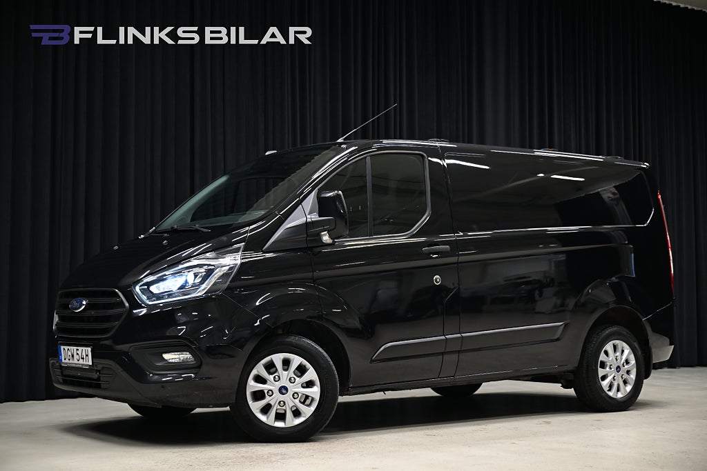 Ford Transit Custom 130HK Automat|Drag|Värmare|GPS|Backkamera|EnÄgare|Moms