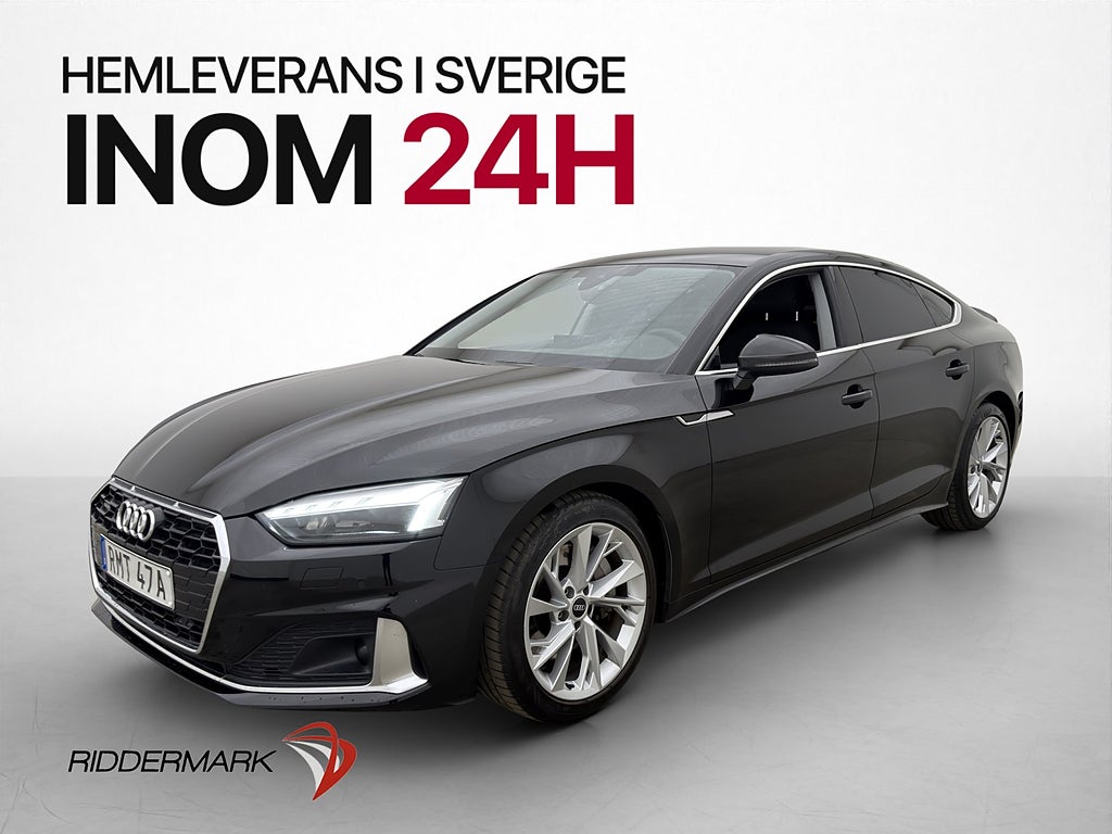 Audi A5 Sportback 45 TFSI Q 265hk Proline Adv Matrix Kamera