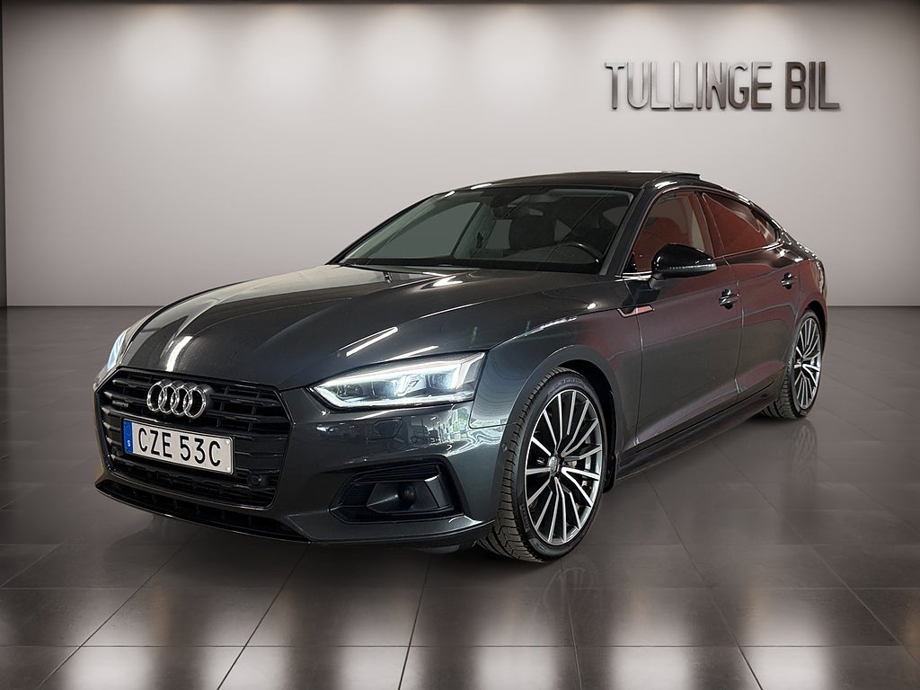 Audi A5 SB 45 TFSI Q Proline Sport Pano Massage Värm Drag 19" 