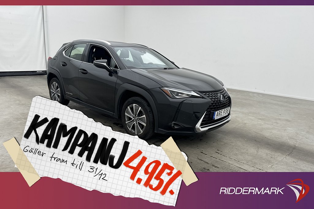 Lexus UX 300e 204hk Premium Kamera Skinn Ca 4,95% Ränta