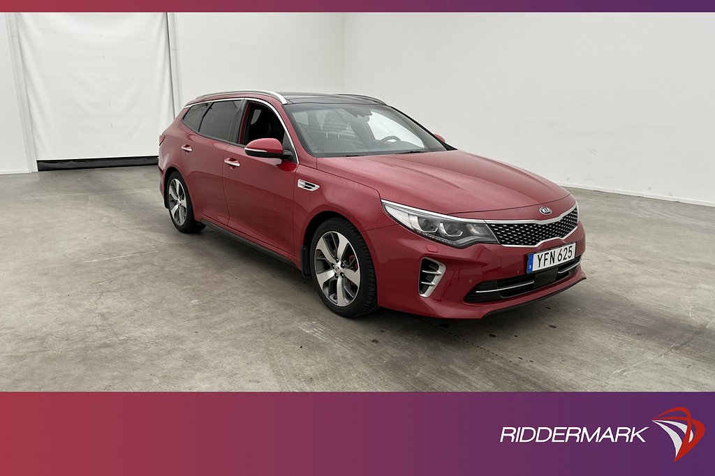 Kia Optima SW GT 2.0 Turbo 245hk Pano H/K Kamera Rattvärme