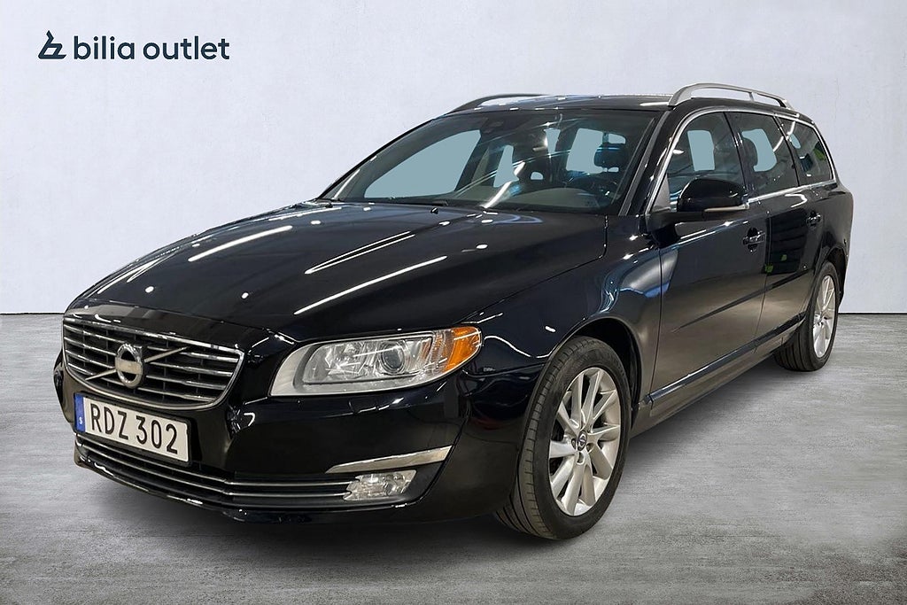 Volvo V70 D4 Summum BE 1-ägare / Keyless / Skinn / Dragkrok 