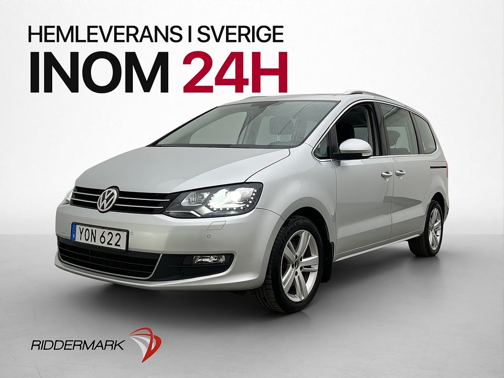 Volkswagen Sharan TDI 7-Sits Pano Kamera Adapt- Fart Drag