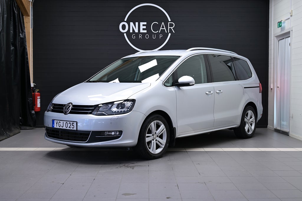 Volkswagen Sharan 2.0 TDI 4Motion 7-sits Adaptiv Kamera Drag GPS 184hk