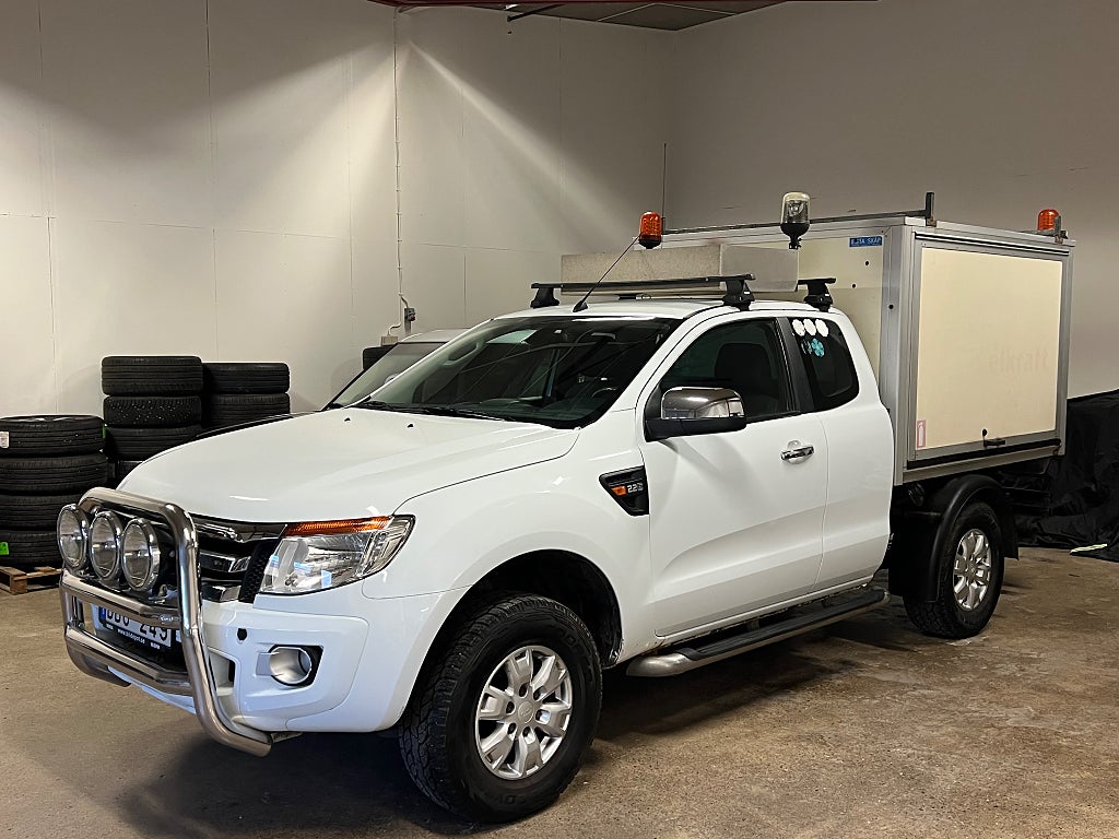 Ford ranger SuperCab 2.2 TDCi 4x4 Auto XLT Flakskåp + Extra Flak 