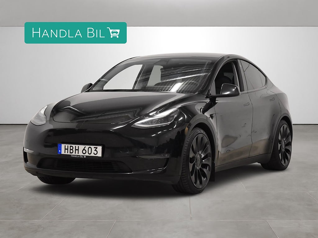 Tesla Model Y Performance Autopilot Pano Drag Moms SoV-hjul
