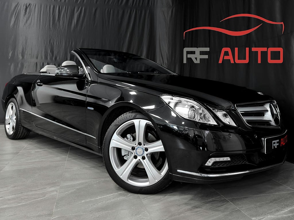 Mercedes-Benz E 250 Cabriolet Nyservad Svensksåld 204hk