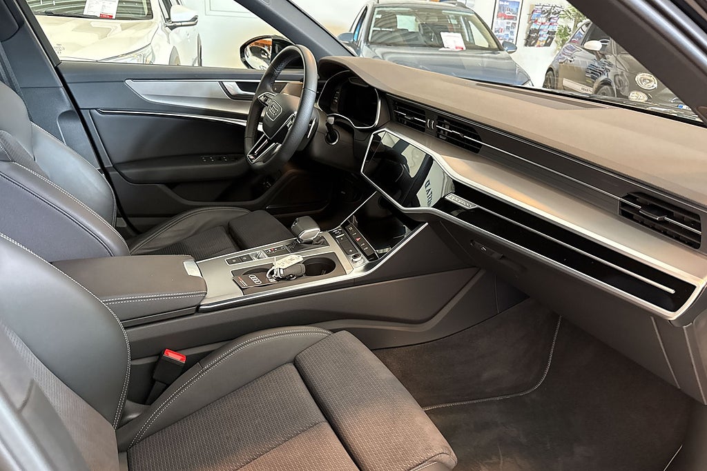 Audi A6 Sedan 55 TFSIe quattro Aut S line Moms Sov Hjul Värmare miniatyr 13