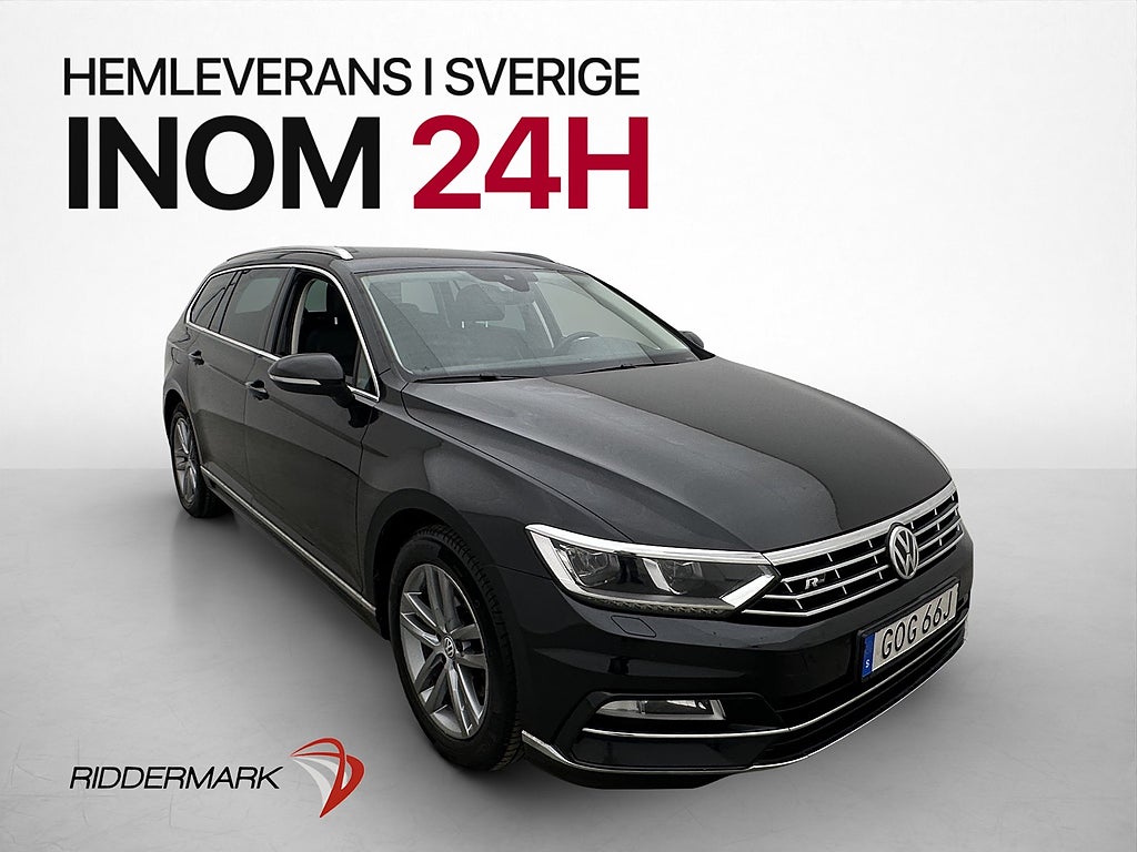 Volkswagen Passat SC 2.0 TDI 4M R-Line Cockpit Skinn D-Värm