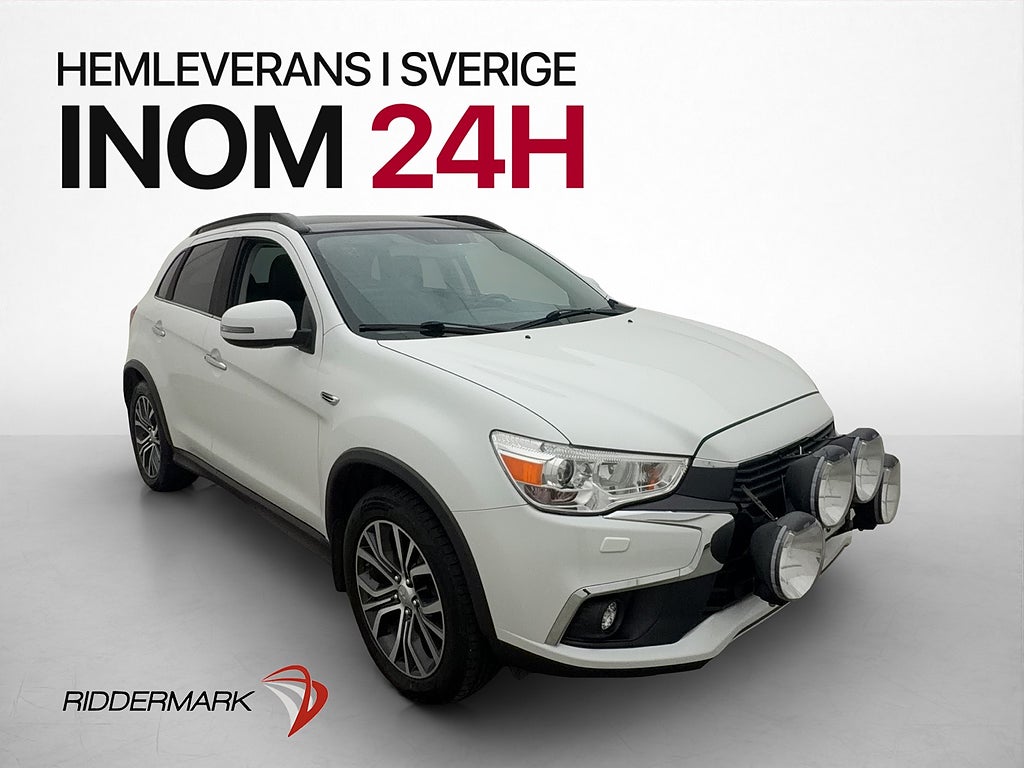Mitsubishi ASX 2.2 Di-D 4WD Värmare Pano Drag Navi