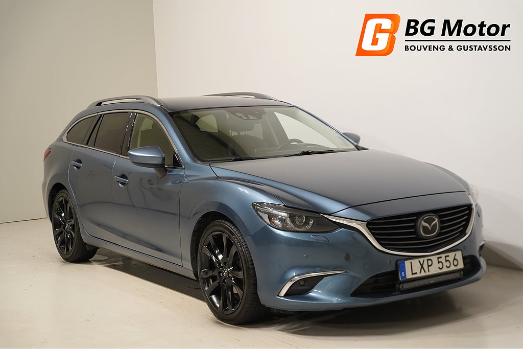 Mazda 6 Wagon 2.2 175HK Automat AWD Drag/M-Värm/BOSE/Navi