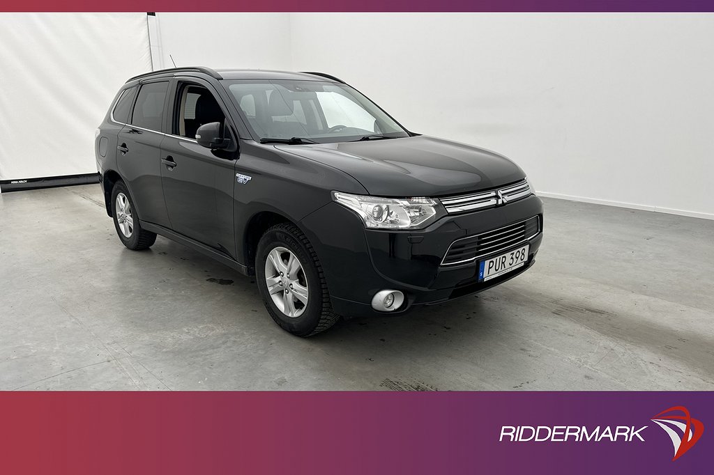 Mitsubishi Outlander PHEV 4WD Business B-Kamera Skinn Drag