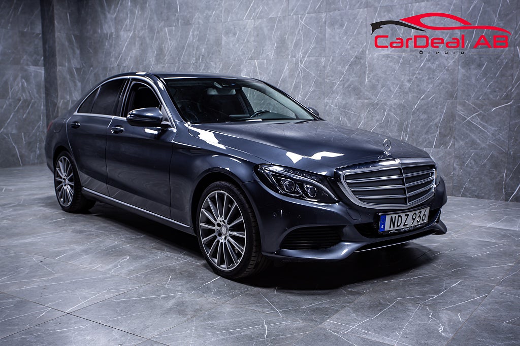 Mercedes-Benz C 250d 4M Exclusive Line Värmare Burmester Luft *SE SPEC*