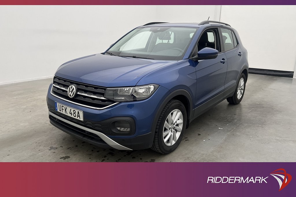 Volkswagen T-CROSS 1.0 TSI 95hk Base Sensorer Farthållare