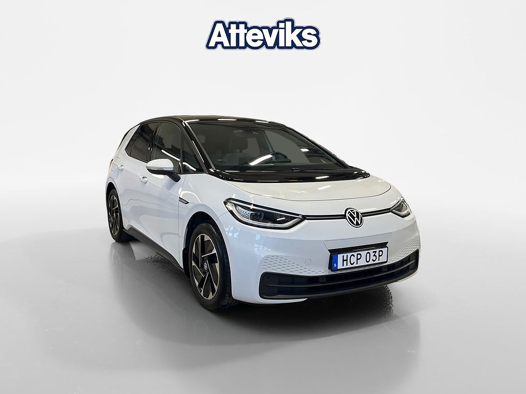 Volkswagen ID.3 Pro 204hk Style/Panorama/Cykelhållare