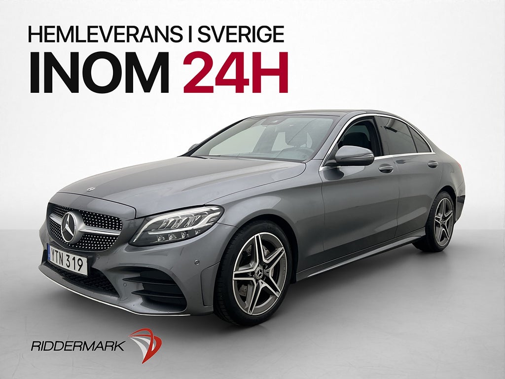 Mercedes-Benz C 200 d AMG Line Värmare Pano Kamera CarPlay