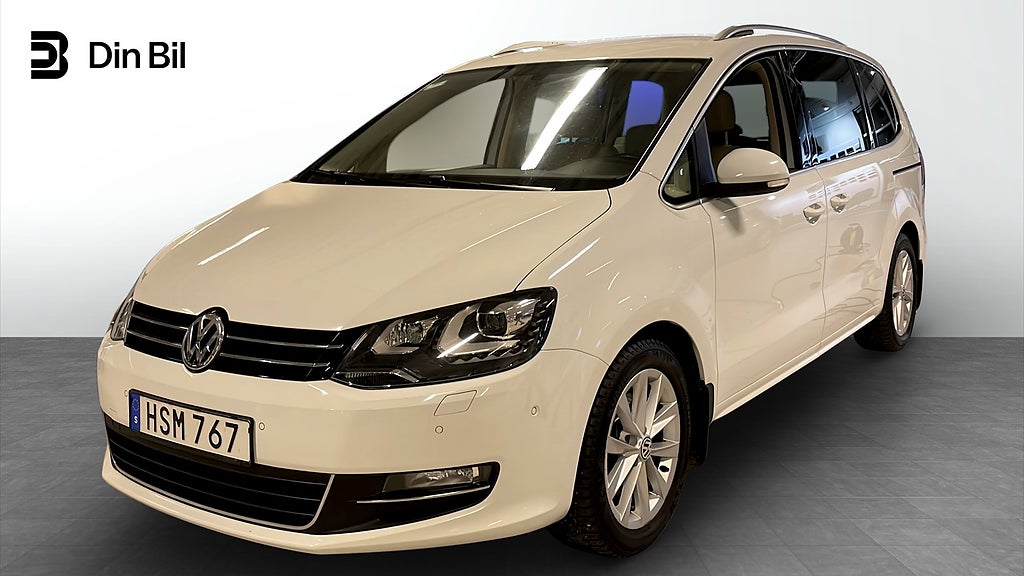 Volkswagen Sharan 2.0 TDI 4M 7-Sits V-Hjul Drag D-Värm Navi