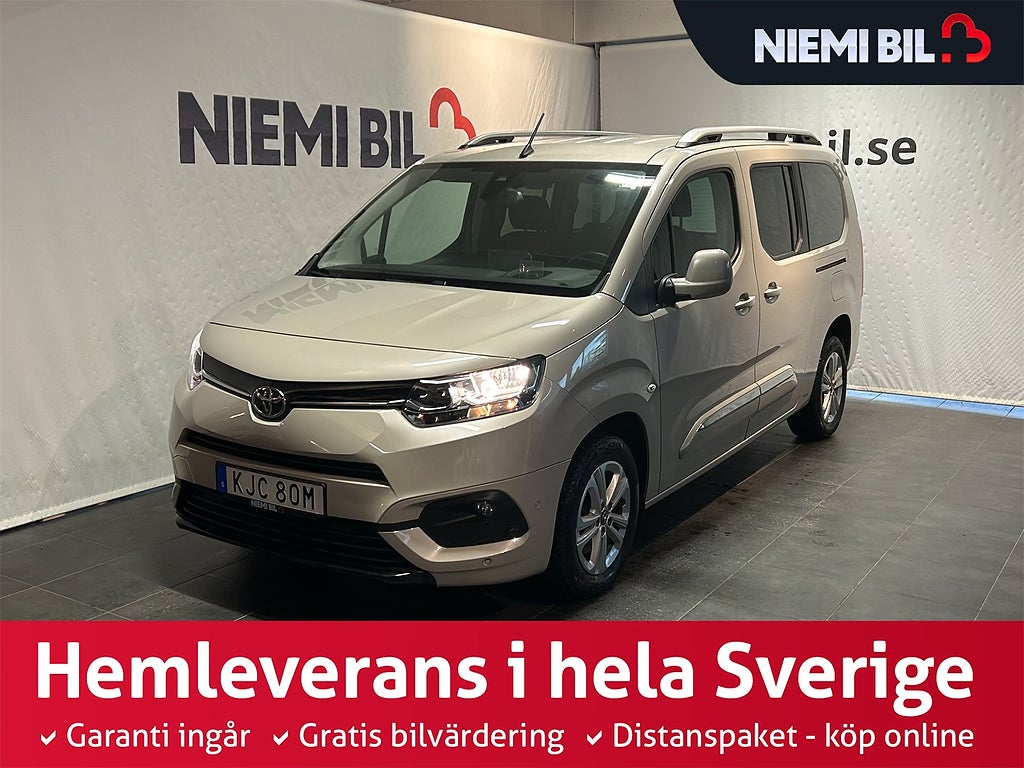 Toyota Proace City Verso 1.2 Turbo MoK/7-sits/Kamera/Ad.Fhål