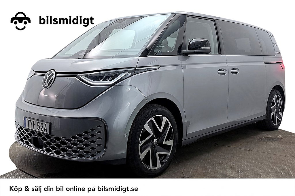 Volkswagen ID. Buzz LWB 91 kWh Style+ Pro 6-sits Drag Navi Kamera 286hk