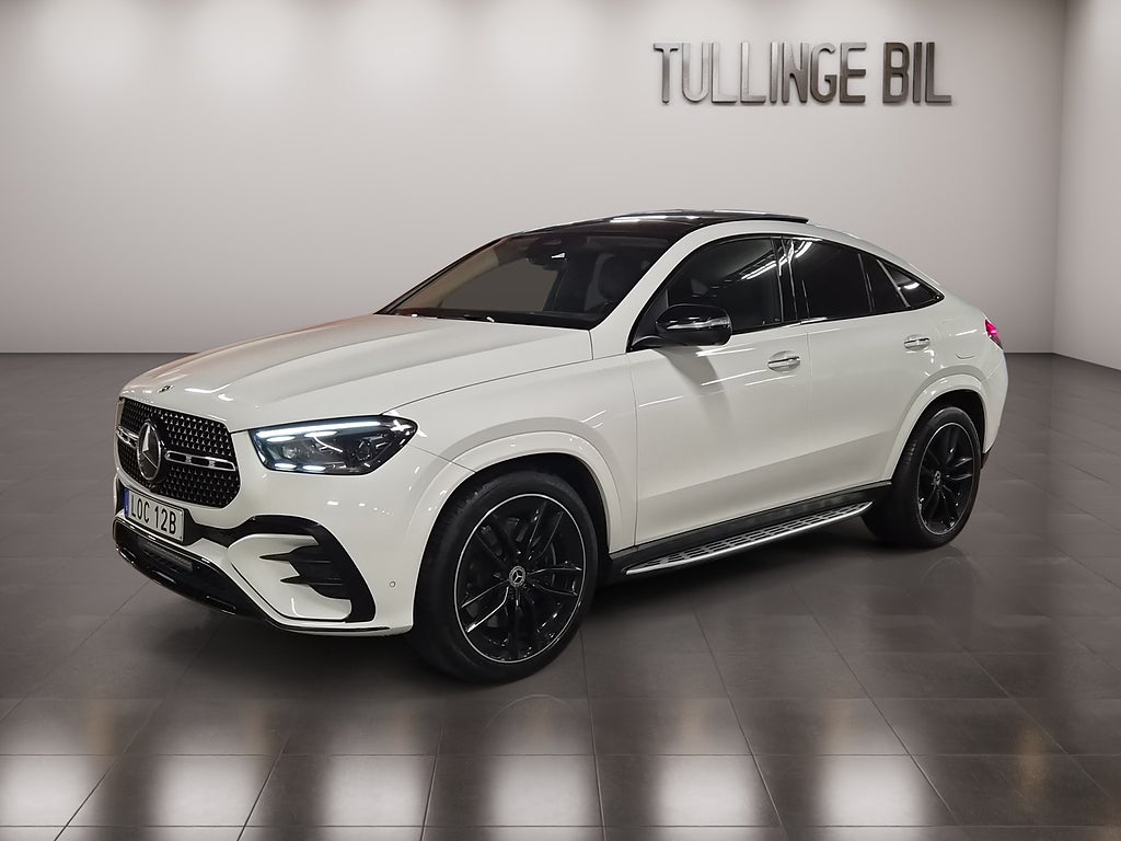 Mercedes-Benz GLE350 de Coupé MOMS AMG Night 1 Ägare Pano Burm HuD 22" SE SPEC